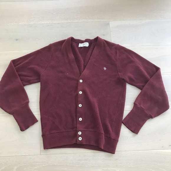 Dior Other - Vintage Christian Dior monsieur burgundy Cardigan sz M medium